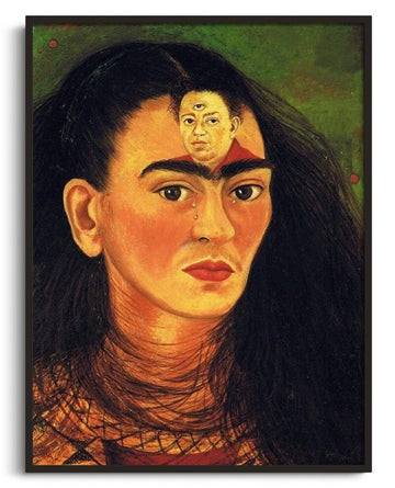 Inspiration Diego et moi Frida Kahlo - peinture à l'huile