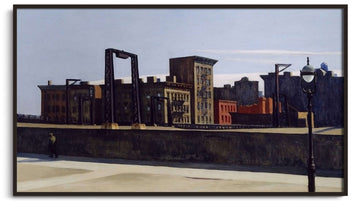 Inspiration Portiques à Manhattan Hopper - peinture à l'huile