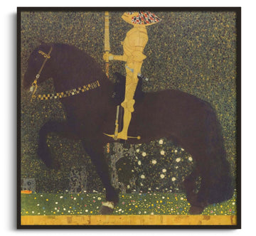 Inspiration Chevalier d'or Klimt - peinture à l'huile