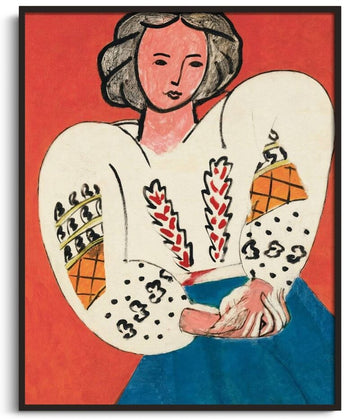 Inspiration La Blouse roumaine Matisse - peinture à l'huile