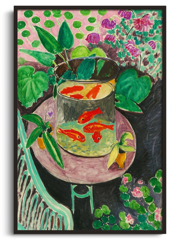 Inspiration Les Poissons rouges Matisse - peinture à l'huile