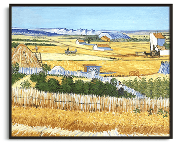 Inspiration Van Gogh - La Moisson dans la Crau